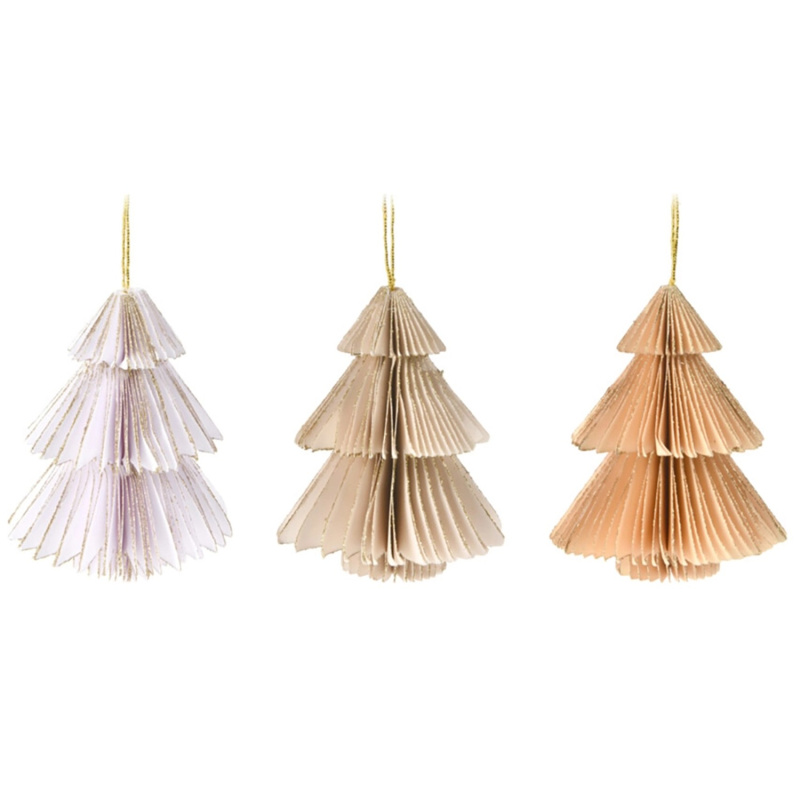 Koopman Ozdoba na vánoční stromeček strom, různé druhy, pr. 7 x 8,5 cm