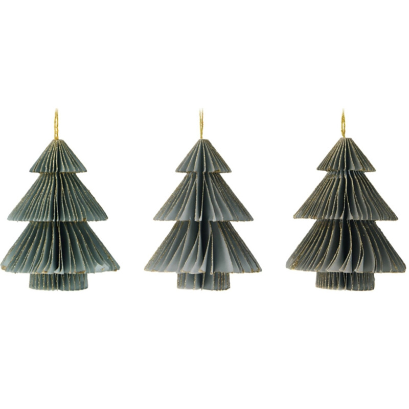 Koopman Ozdoba na vánoční stromeček strom, různé druhy, pr. 7 x 8 cm