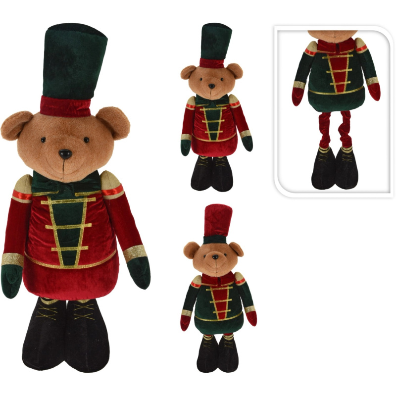 Koopman Lucerna s LED svíčkami, časovač, kartáčovaná měď/černá, 23 cm