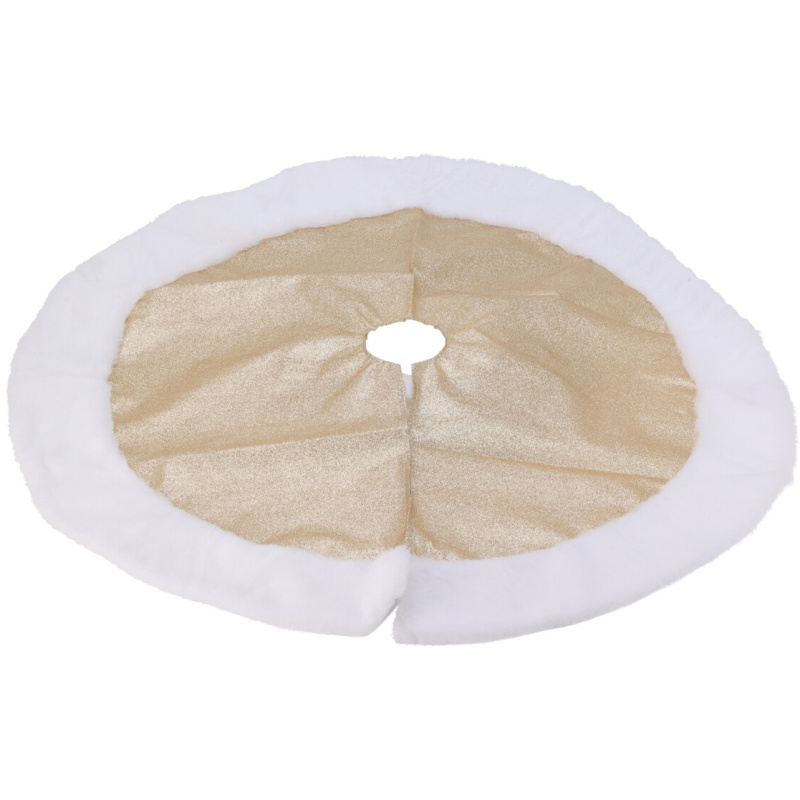 Home Styling Collection Obal na vánoční stromeček, Ø 90 cm bílý