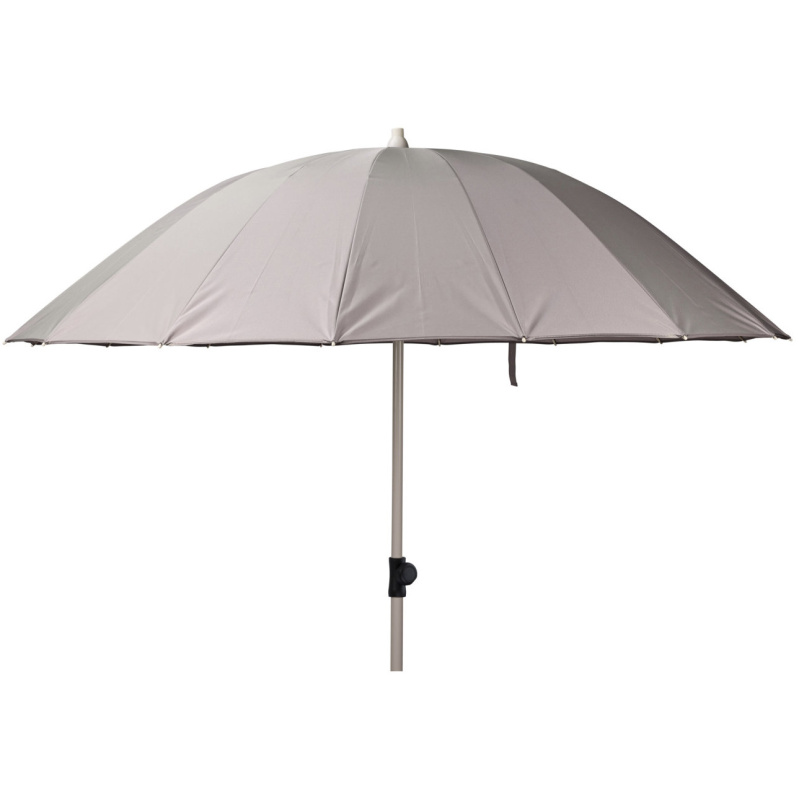 ProBeach Zahradní slunečník, Ø 220 cm, šedý šedá