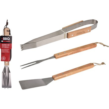 Vaggan BBQ Grilovací sada příslušenství, 3 kusy hnědý