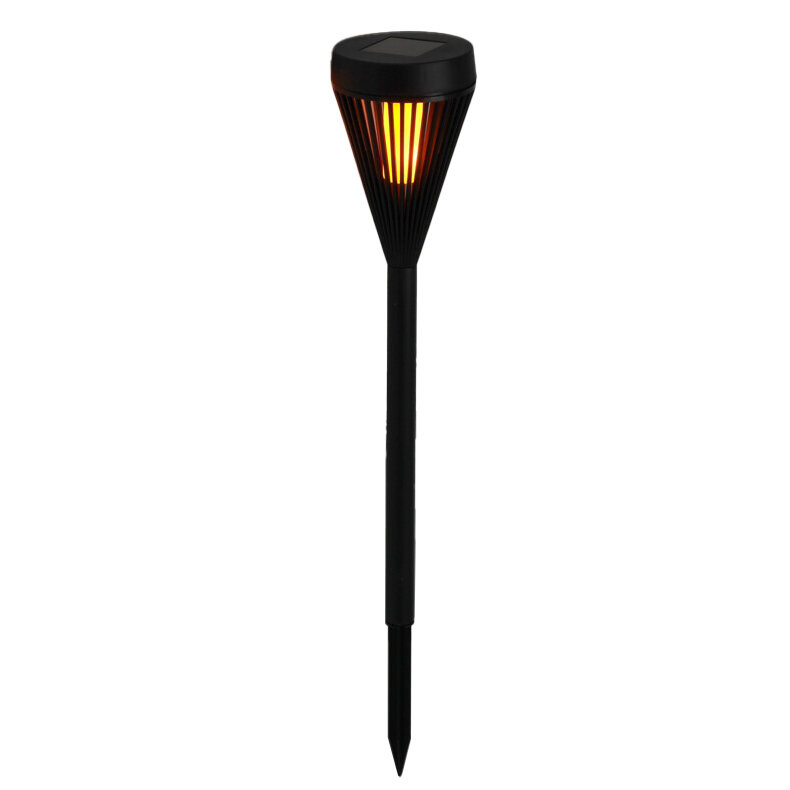 ProGarden Solární zahradní LED osvětlení, k zapíchnutí, 43 cm černá
