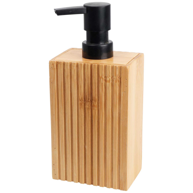 Bathroom Solutions Bambusový dávkovač mýdla hnědý