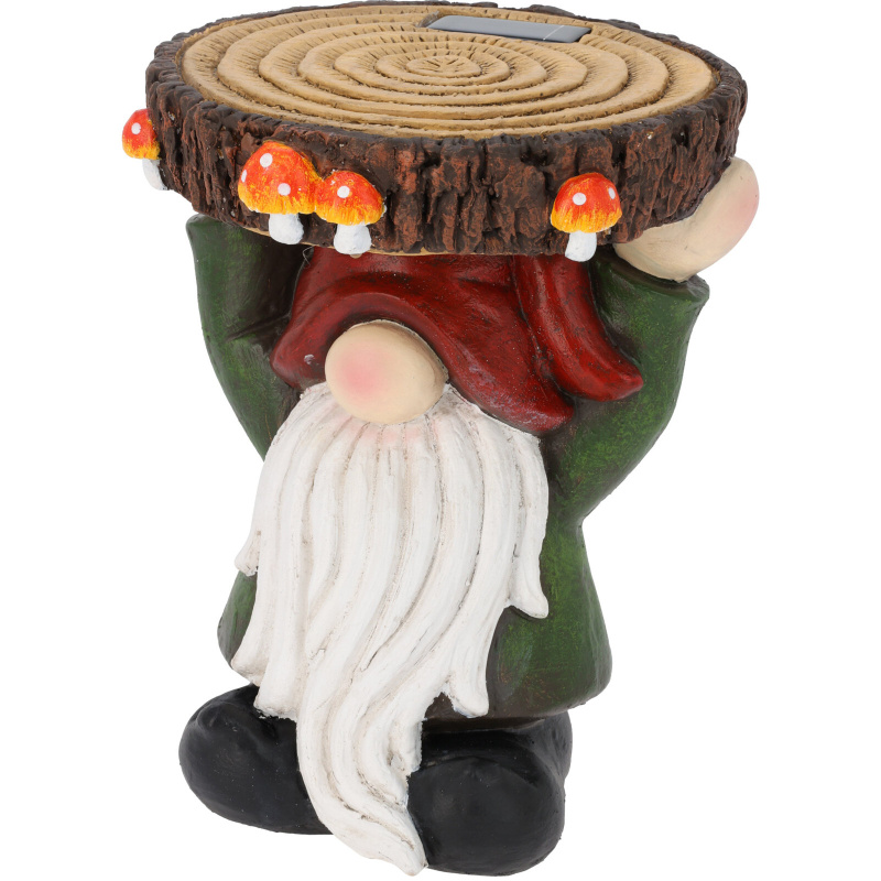 ProGarden Podstavec pod květináč ve tvaru skřítka, 28 x 24 x 23,5 cm vícebarevný