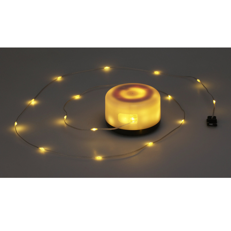 Home Styling Collection Světelný řetěz, 10 m šedá