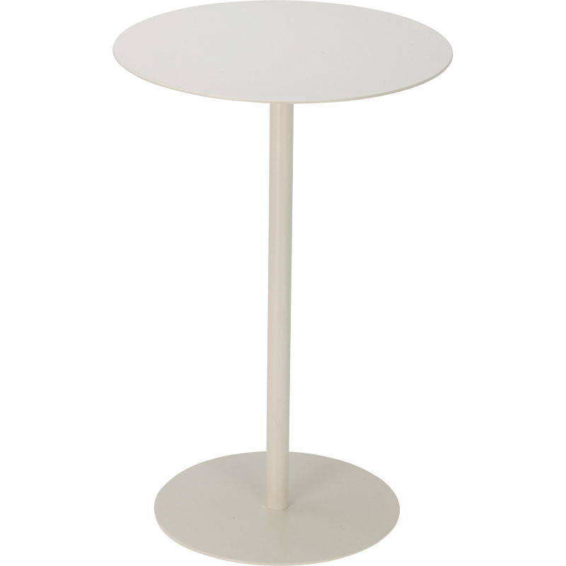 Home Styling Collection Kovový odkládací stolek, Ø 35 x 53 cm, bílý bílý