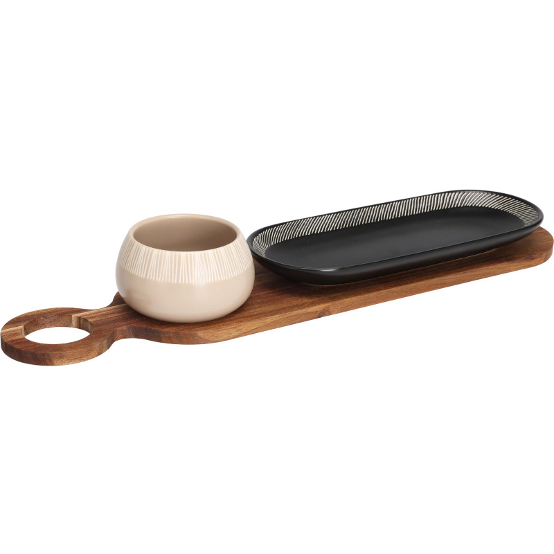 EH Excellent Houseware Misky na občerstvení RORI, tác, miska a talířek vícebarevný