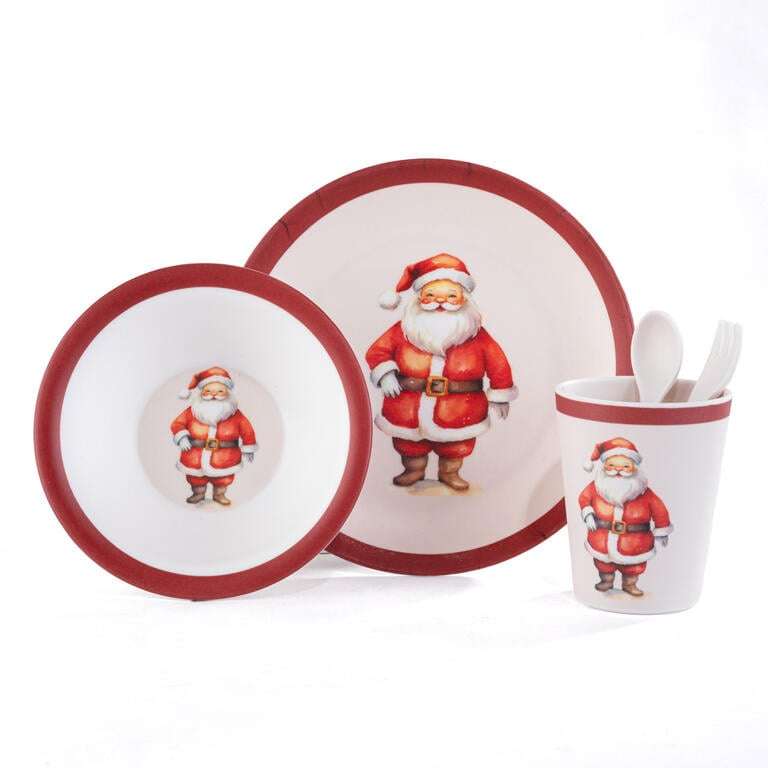 Dětská jídelní sada VÁNOCE 5 ks, assort