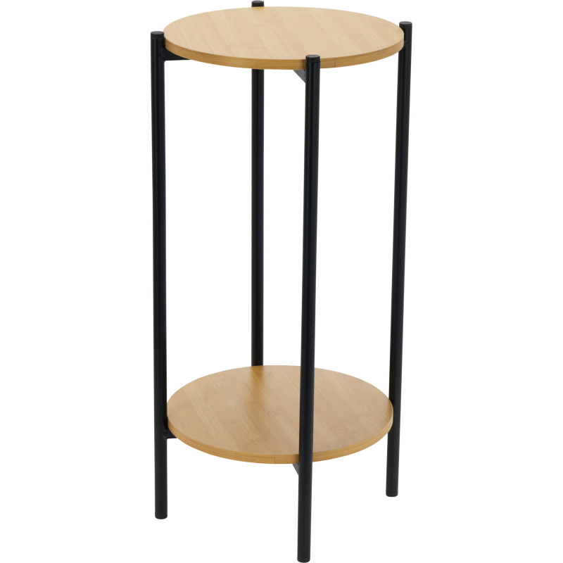Trends 4 You Vysoký odkládací stolek KIRO, Ø 31 x 61 cm, černý černá