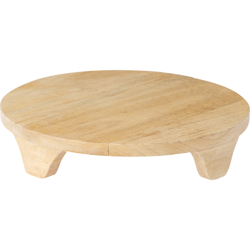 EH Excellent Houseware Dřevěná podložka pod květiny CON, mango dřevo, 27 hnědý 98630