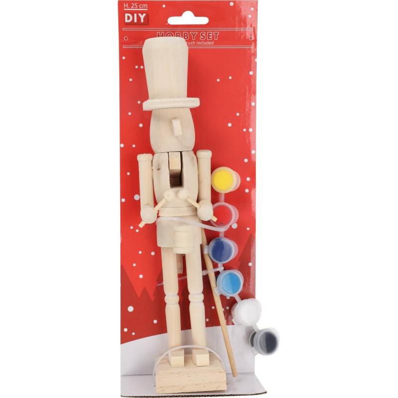 Wonderful Christmas Sada na vybarvení dřevěného Louskáčka