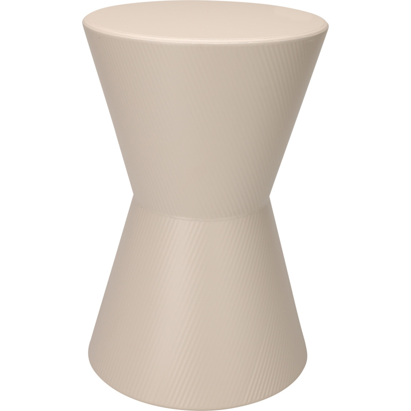 Home Styling Collection Boční stolek k pohovce typu totem TOME, Ø 29 x 45 cm béžová