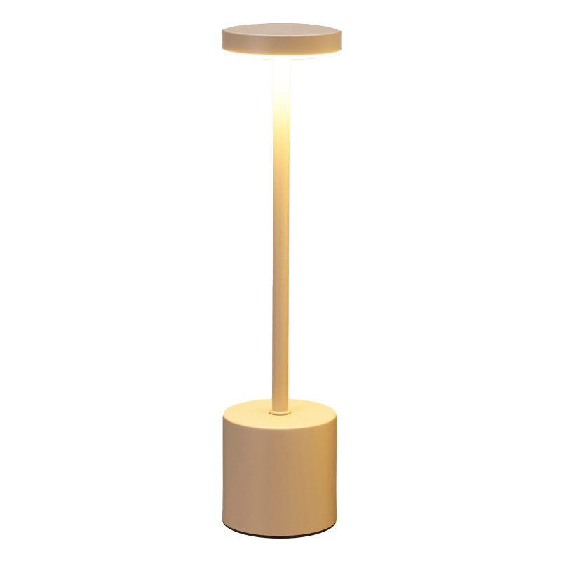 Home Styling Collection Stolní LED lampa s dobíjecí baterií, kov, 34 cm zlatý