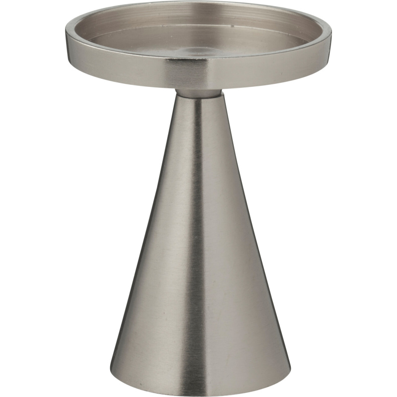 Home Styling Collection Ozdobný svícen, stříbrný, 13 cm stříbrný