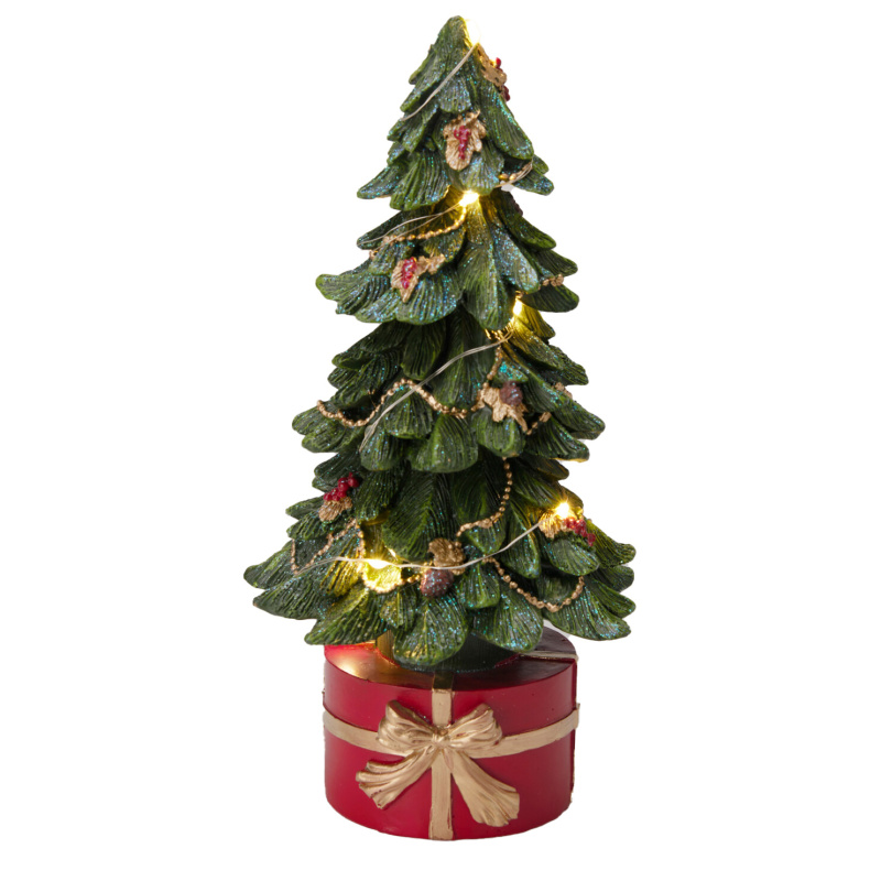 Vánoční stromeček s LED světly 27 cm