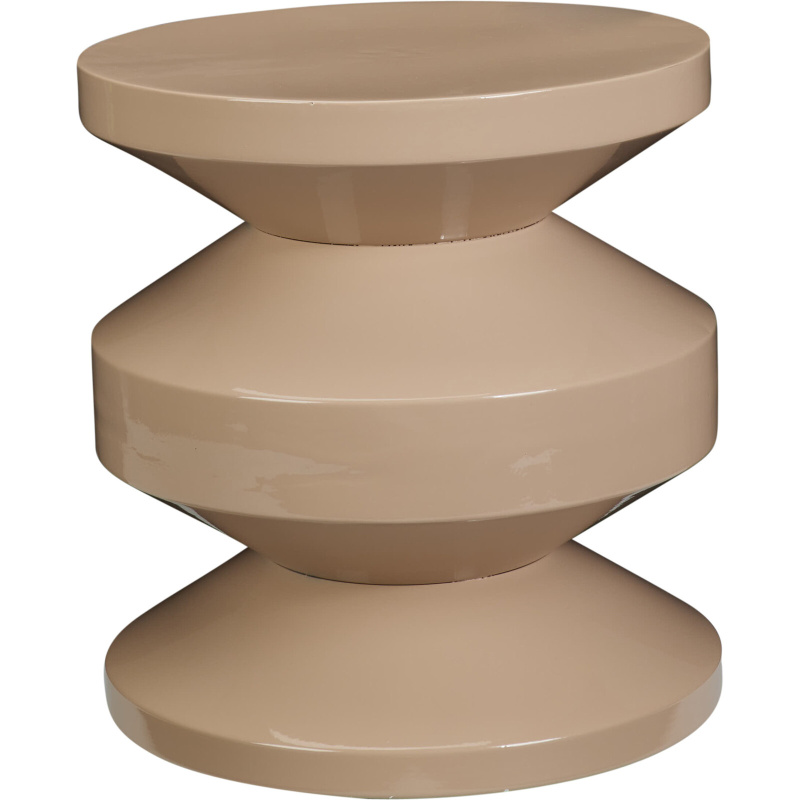 Home Styling Collection Kovový odkládací stolek TAFEL béžový, 31 cm béžová 104717