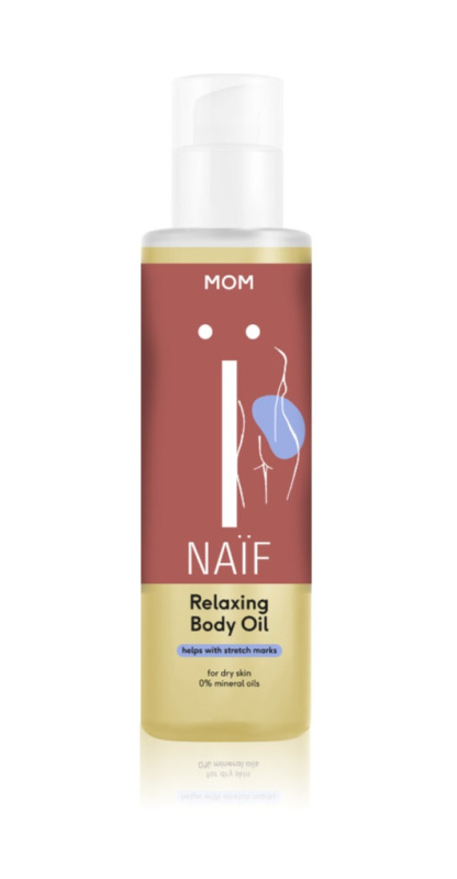 Naif Mom relaxační tělový olej proti striím 100 ml