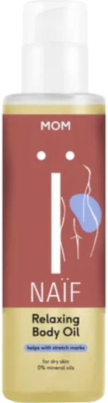 Naif Mom relaxační tělový olej proti striím 100 ml