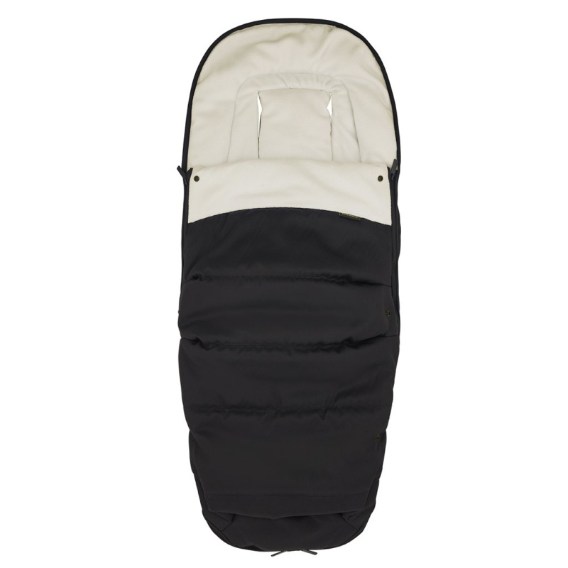 EASYWALKER Fusak ke kočárku Zoey Almond Taupe - EASYWALKER Fusak ke kočárku Zoey Pure Black