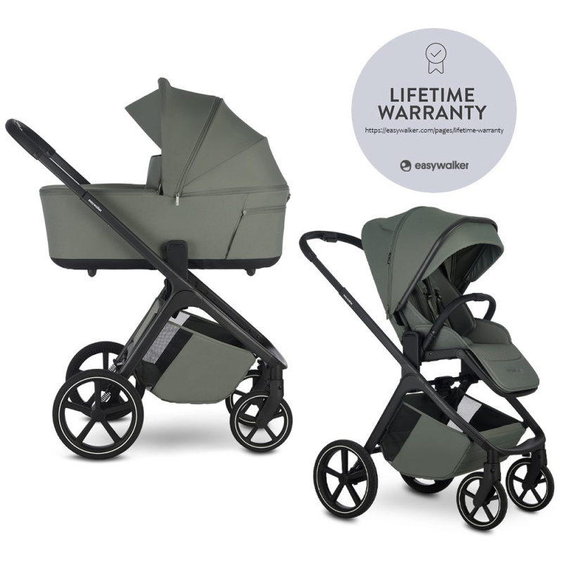 Easywalker kombinovaný kočárek Zoey Go mineral green