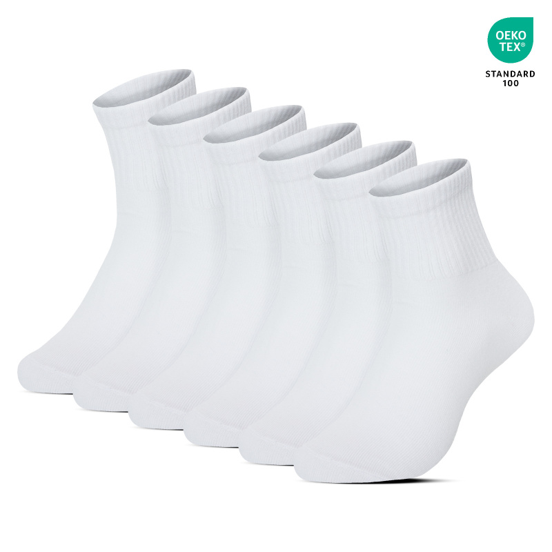 3PACK ponožky Benysøn kotníkové bílé (B-6152) S