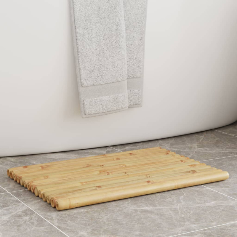 Koupelnové Předložky 2 Ks Bambus - 50 x 35 cm