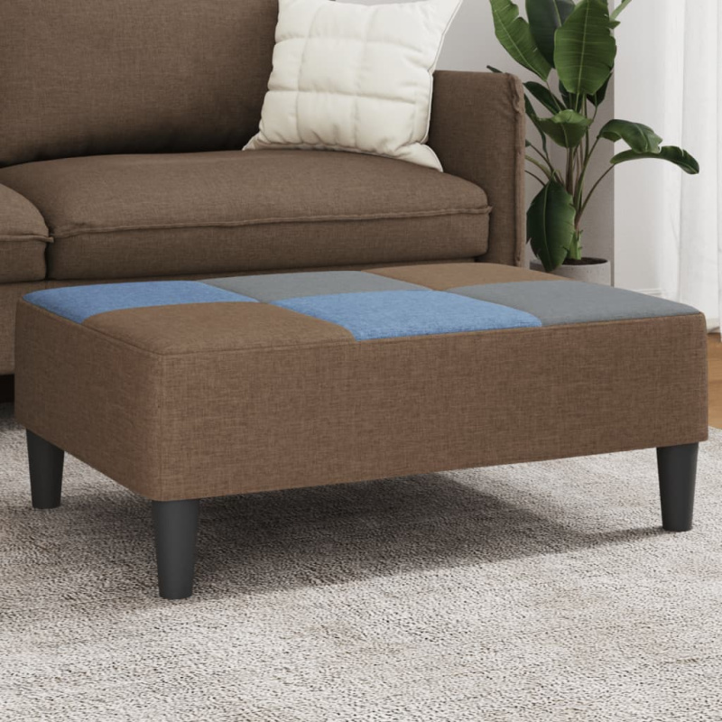 Podnožka Patchwork 77 X 55 X 31 Cm Textil