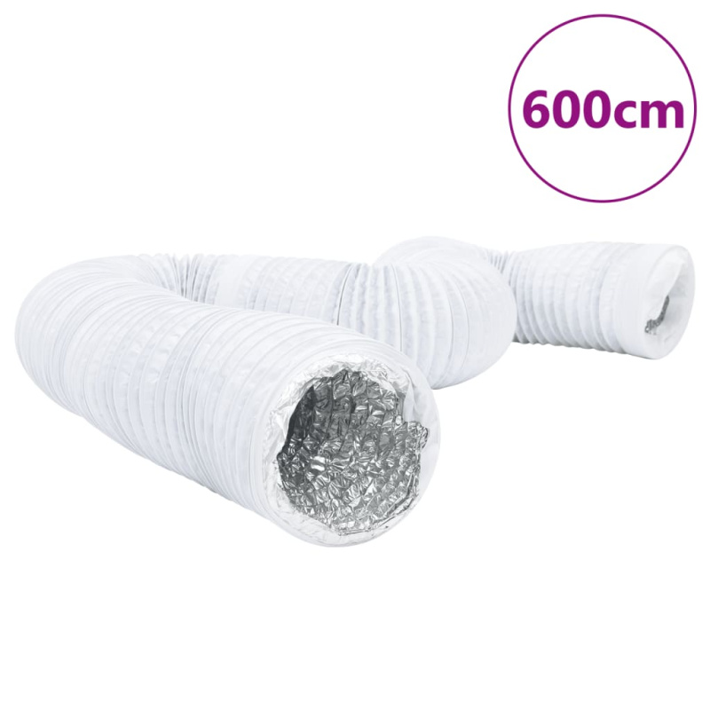 Ventilační Potrubí Hliník A Pvc 6 M Ø - 12.5 cm