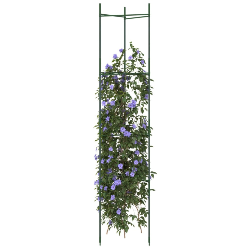Podpěrné klece pro rajčata s pytlem 4 ks 116 cm ocel a PP