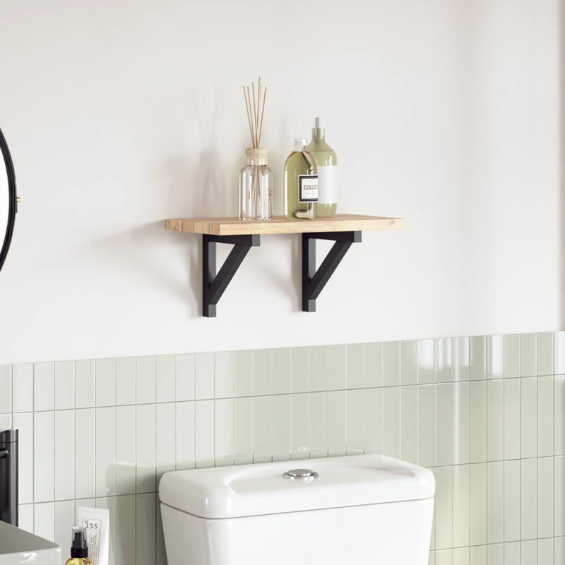 Stolní Deska Obdélníková Masivní Akáciové Dřevo - Přírodní (bez povrchové úpravy) / 100 x 20 x 4 cm