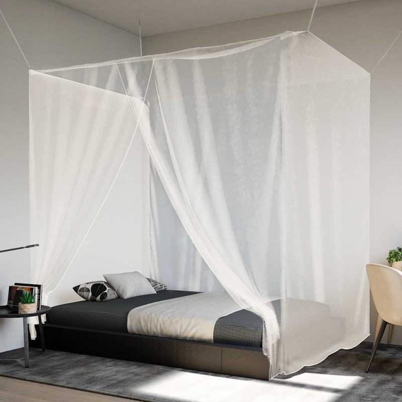Závěsná Moskytiéra 156 Síťovina Bílá - 220 x 200 x 210 cm