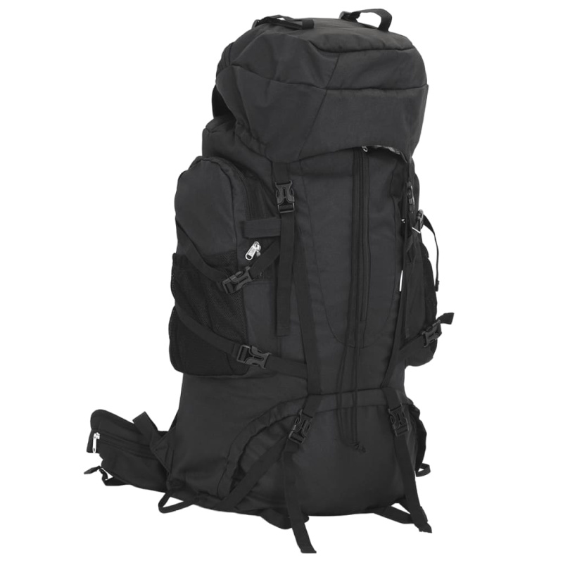Turistický Batoh Černý Tkanina Oxford - Zelená / 60 l