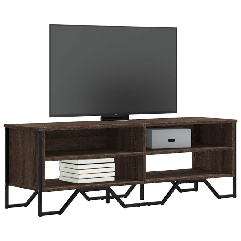 Tv Skříňka 122 X 34 X 41 Cm Kompozitní Dřevo - Hnědý dub / 180 cm