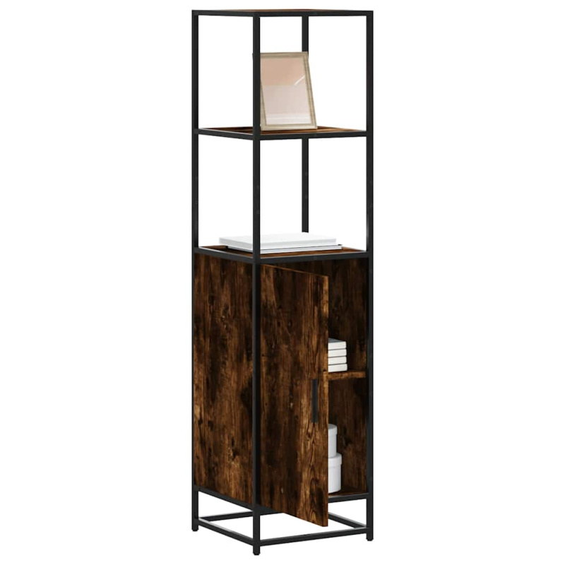 Skříň Highboard 35,5X35X139 Cm Kompozit A Kov - dub sonoma