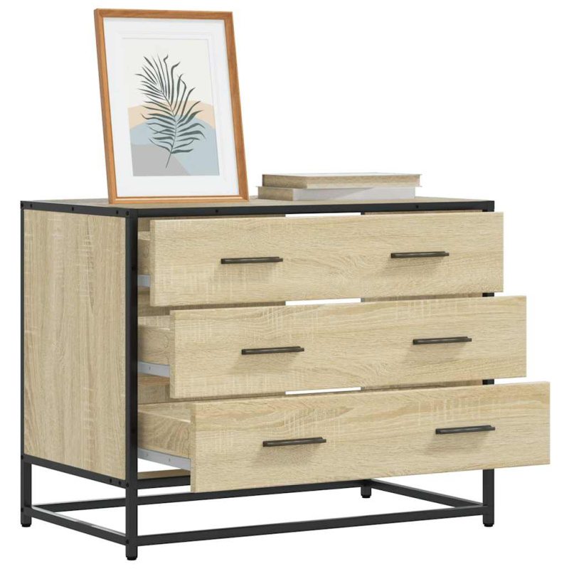Komoda Se Zásuvkami Sonoma Dub 70X41X56 Cm Kompozitní Dřevo - dub sonoma