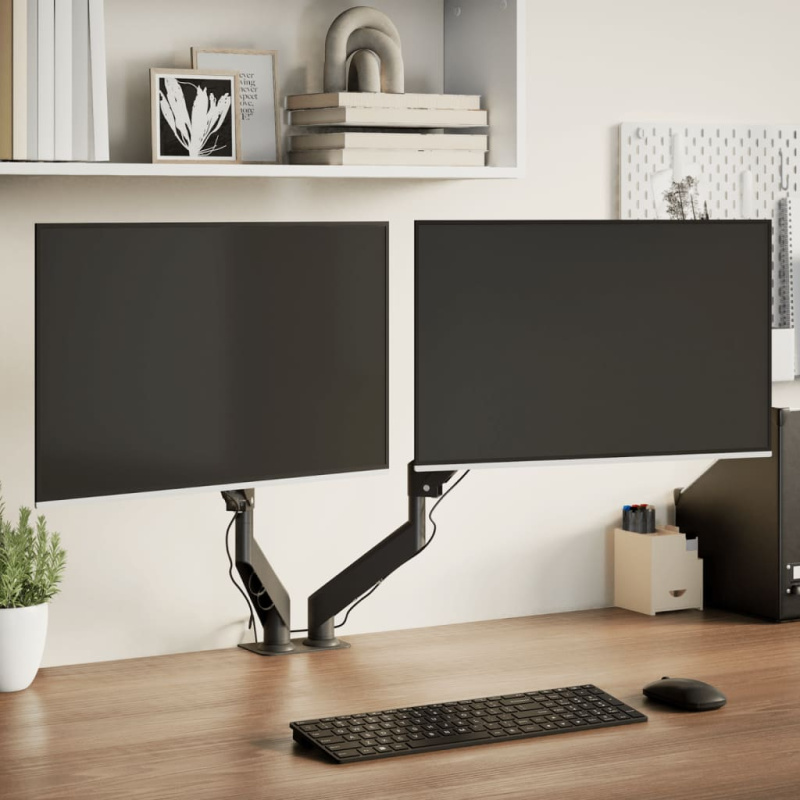 Dvojité Rameno Na Monitory Max. 27 Plynová Pružina 20 Kg - 2