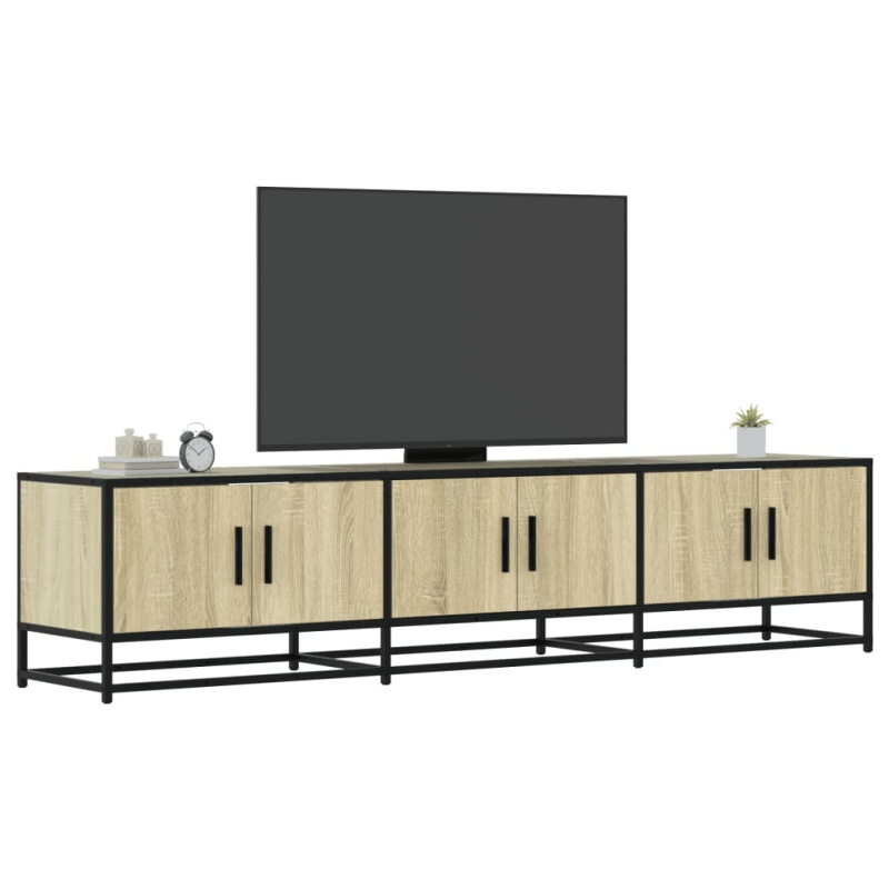 Tv Skříňka 180 X 35 X 41 Cm Kompozitní Dřevo - Kouřový dub / 240 cm