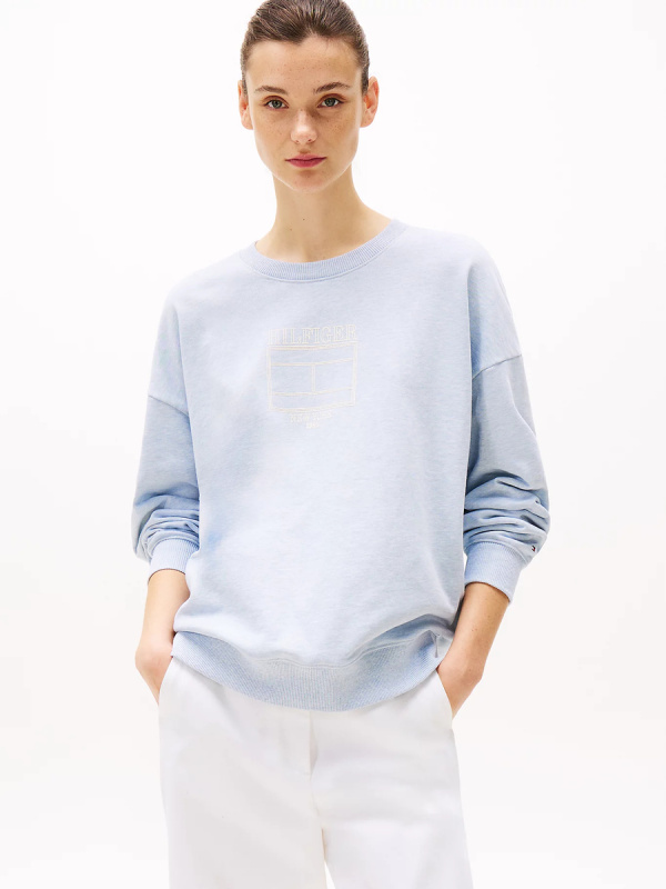 Tommy Hilfiger dámská modrá mikina