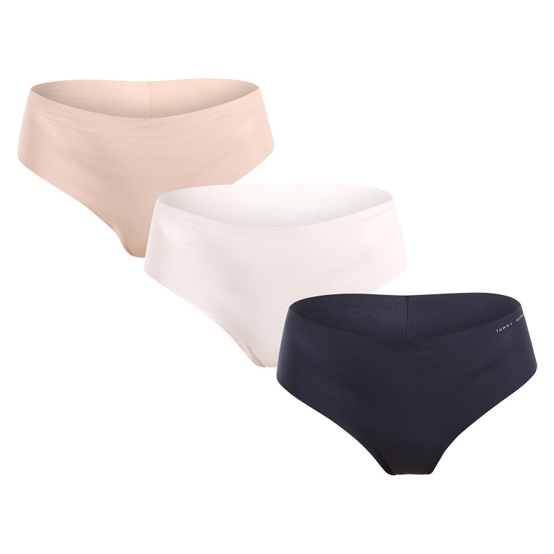 3PACK dámská tanga Tommy Hilfiger bezešvá vícebarevná (UW0UW05969 0V1) L