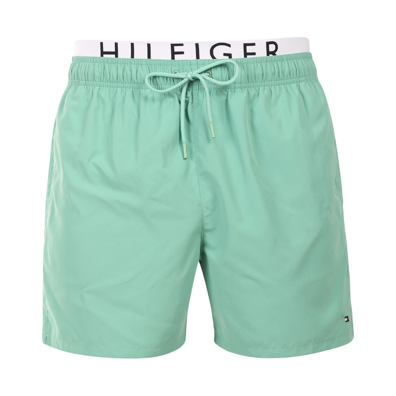 Pánské plavky Tommy Hilfiger zelené (UM0UM03489 L3J) XXL