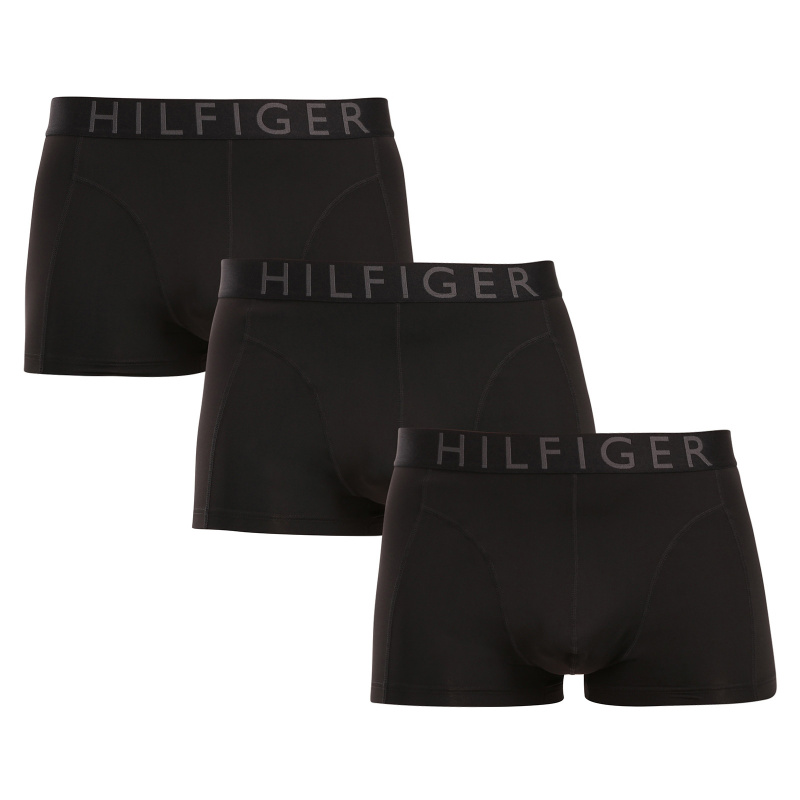3PACK pánské boxerky Tommy Hilfiger černé (UM0UM03467 0WE) M, trenky / trenýrky