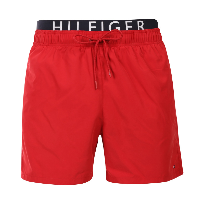 Pánské plavky Tommy Hilfiger červené (UM0UM03489 XLD) L