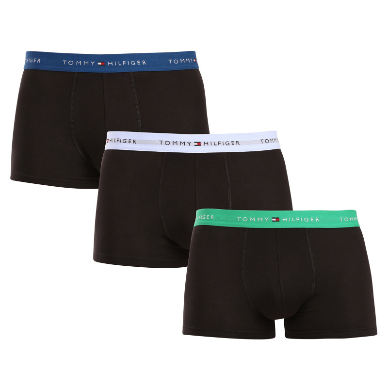 3PACK pánské boxerky Tommy Hilfiger černé (UM0UM02763 0WS) M, trenky / trenýrky