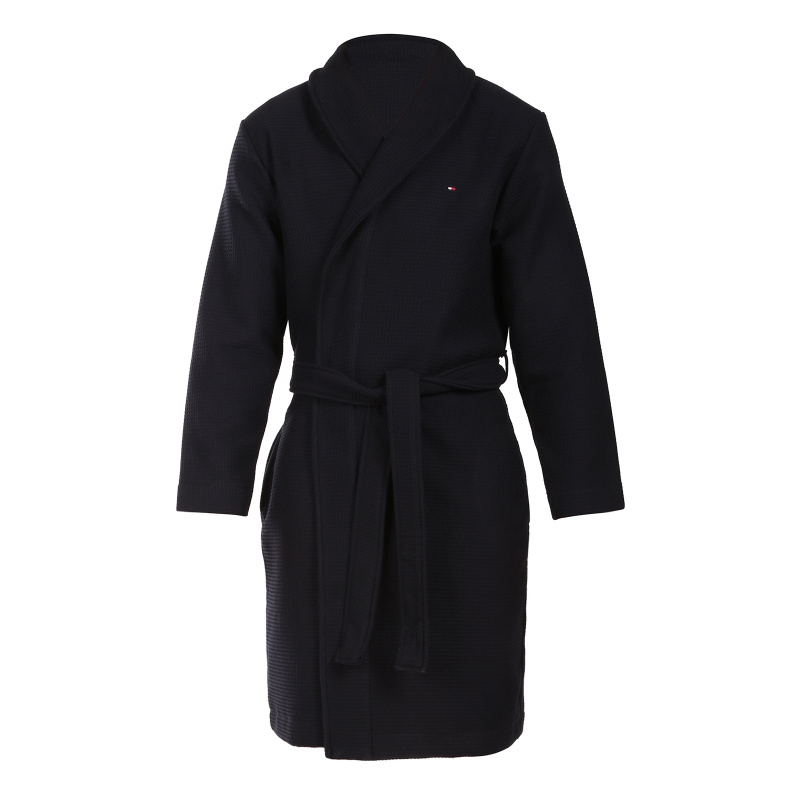 Pánský župan Tommy Hilfiger modrý (UM0UM03524 DW5) XL
