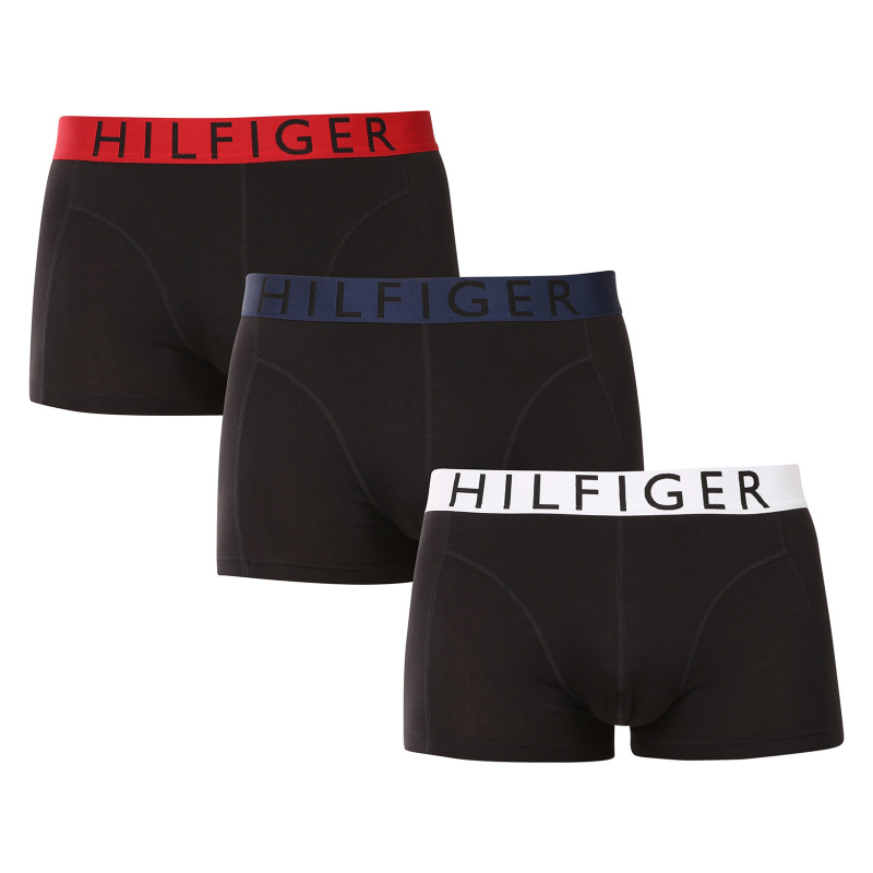 3PACK pánské boxerky Tommy Hilfiger černé (UM0UM03465 0SM) XXL, trenky / trenýrky