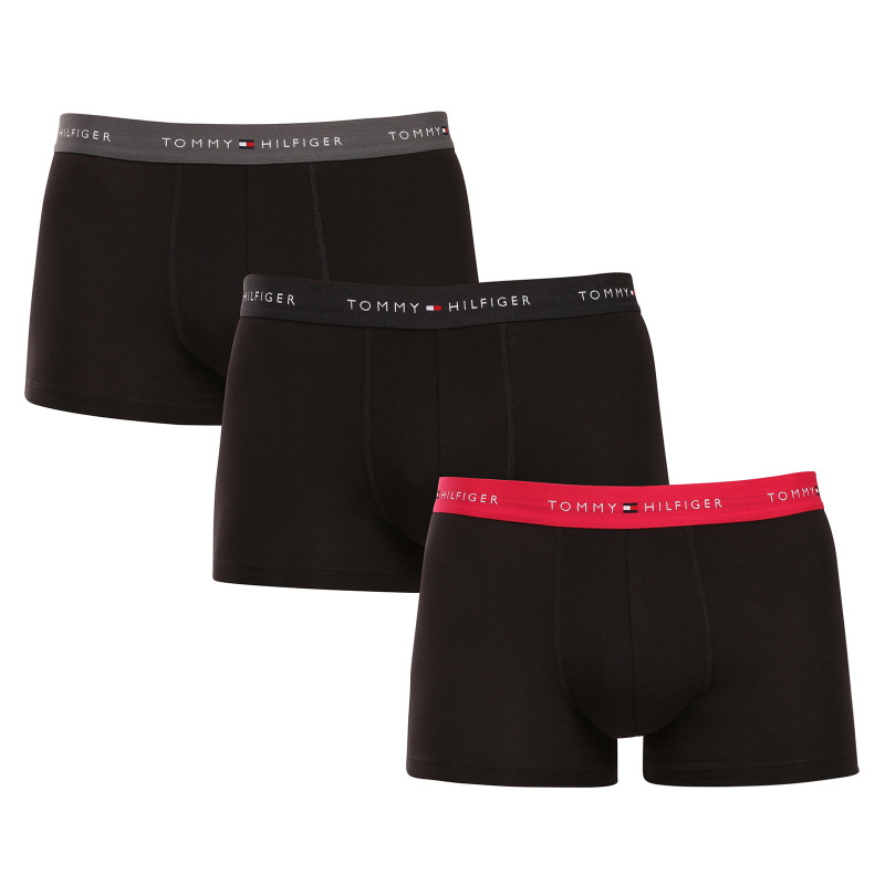 3PACK pánské boxerky Tommy Hilfiger černé (UM0UM02763 0VW) L, trenky / trenýrky
