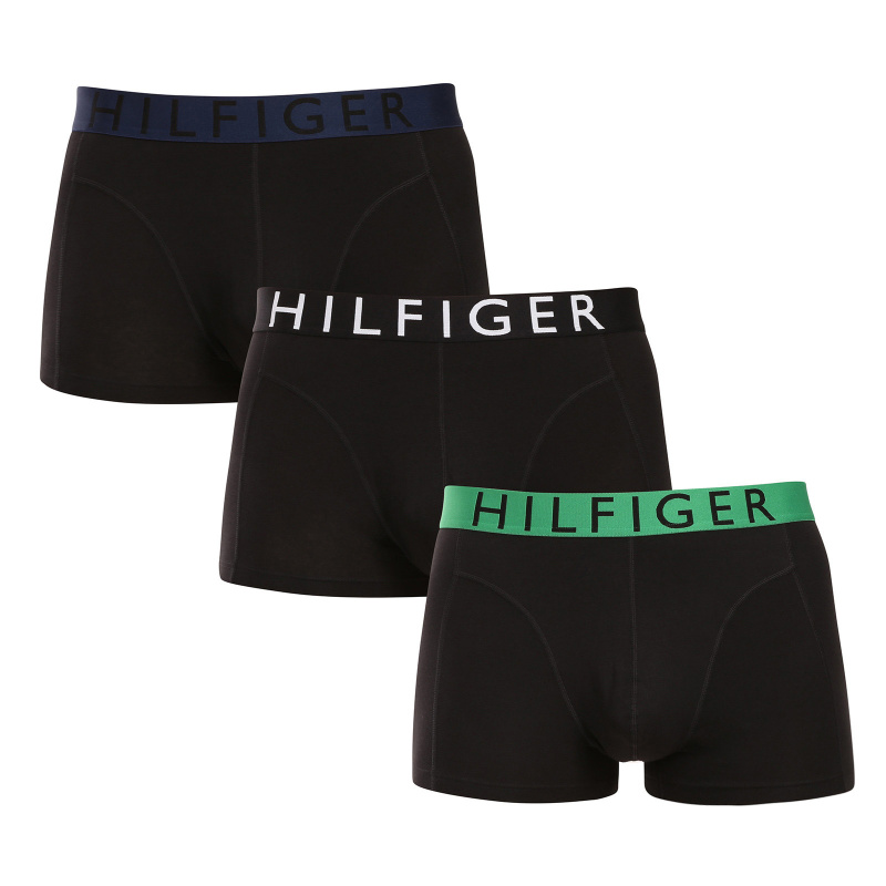 3PACK pánské boxerky Tommy Hilfiger černé (UM0UM03465 0SP) L, trenky / trenýrky