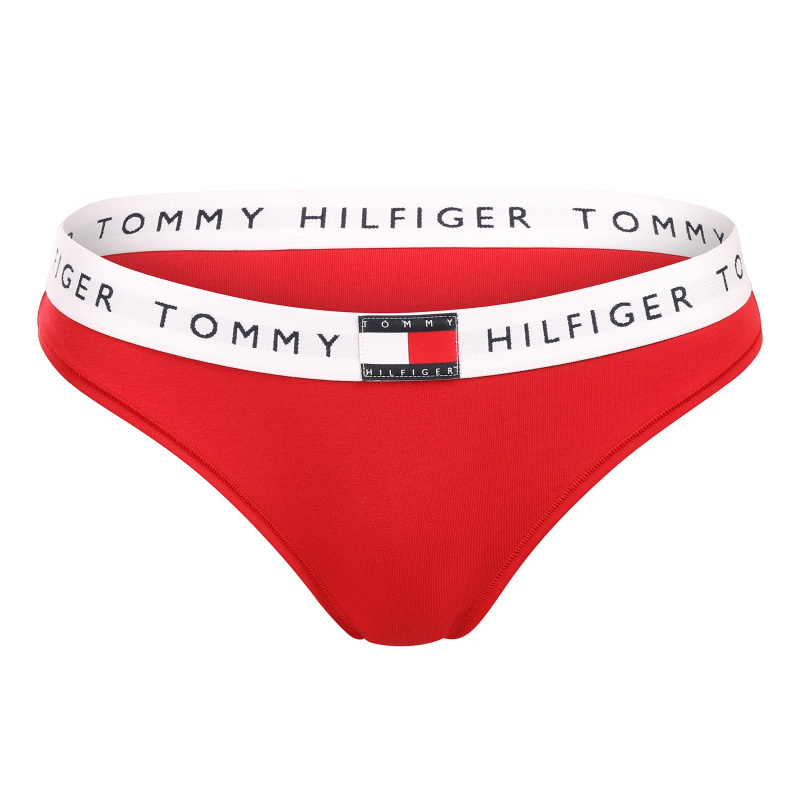 Dámské kalhotky Tommy Hilfiger červené (UW0UW06038 XLG) M