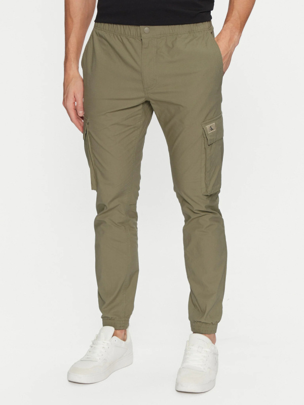 Calvin Klein pánské khaki cargo kalhoty